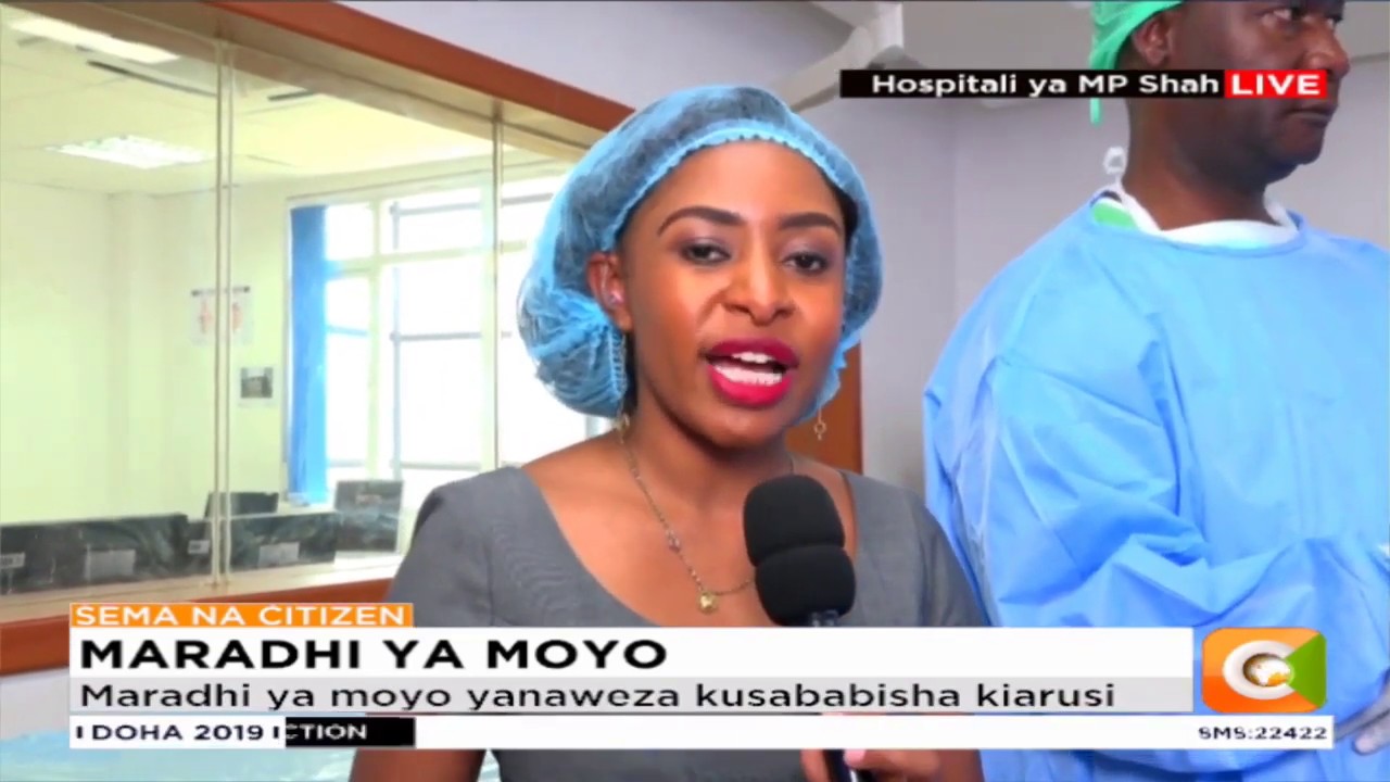 Inside the cathlab at  M.P. Shah Hospital Nairobi