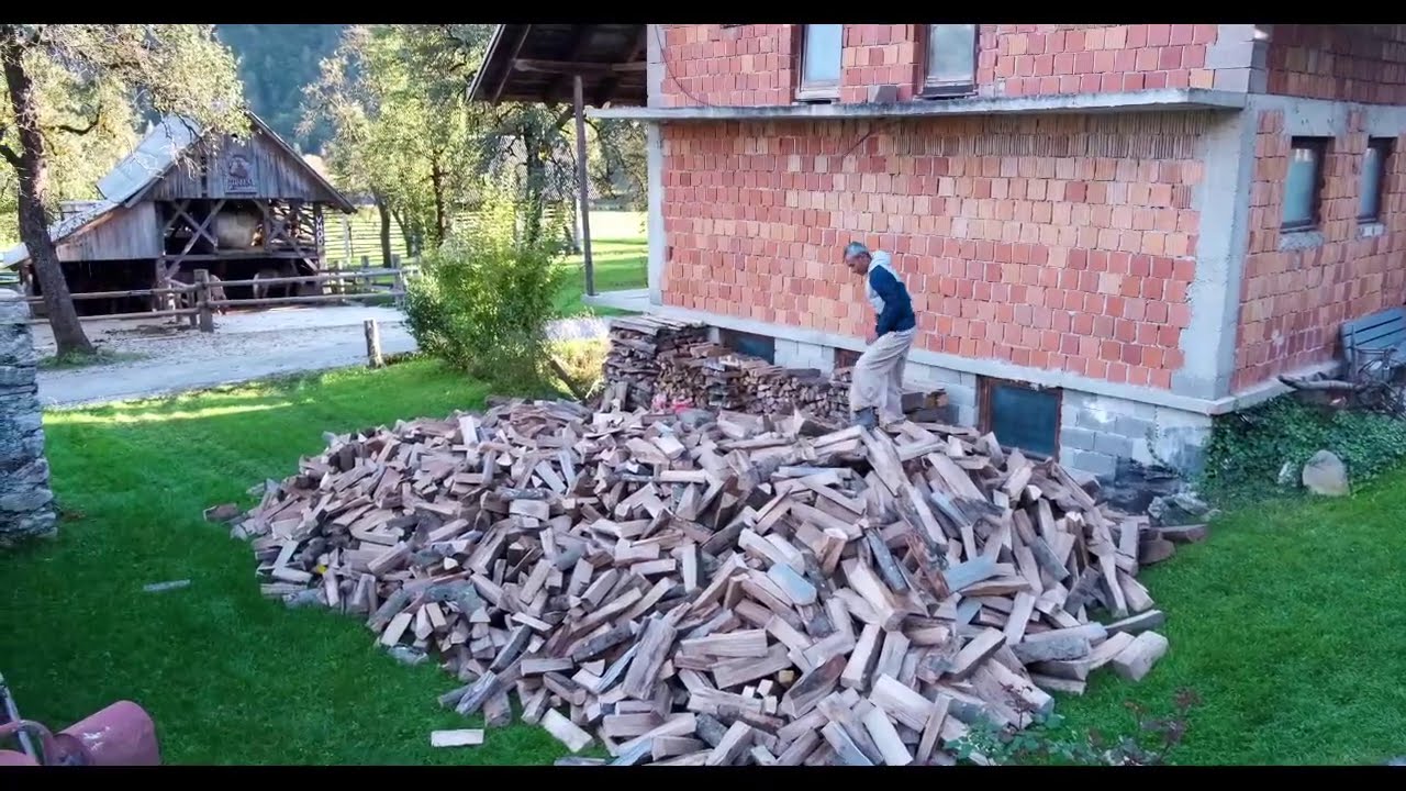 Wood delivery and put away