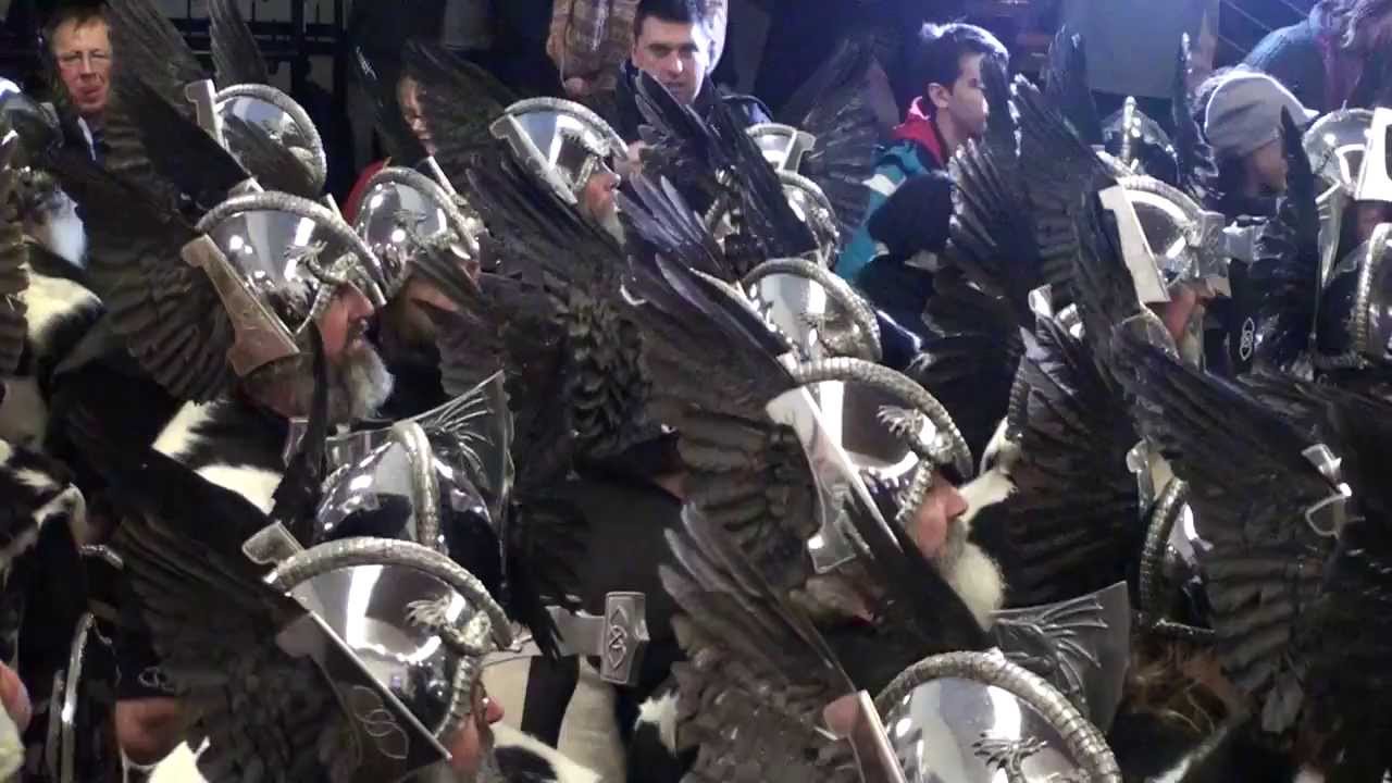 Up Helly Aa 2014 Jarls Squad Visit to The Shetland Museum and Archives