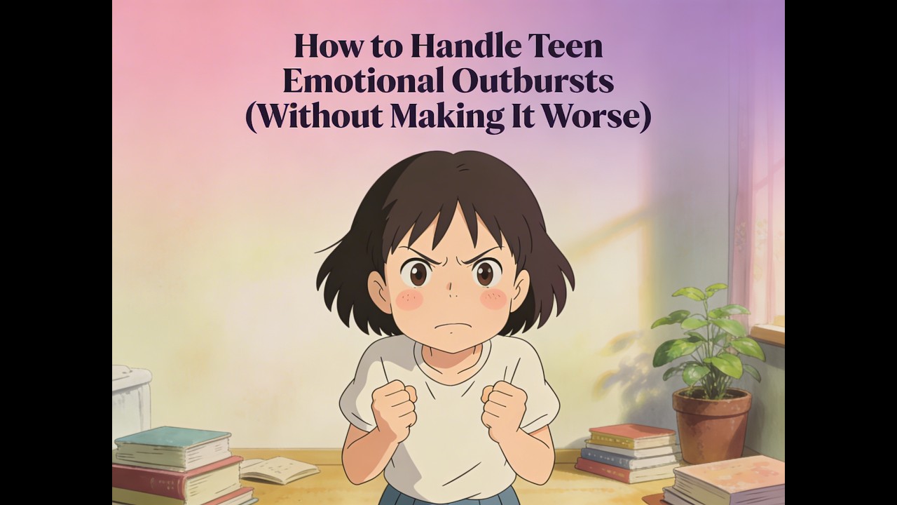How to handle teen emotional outbursts (without making it worse)