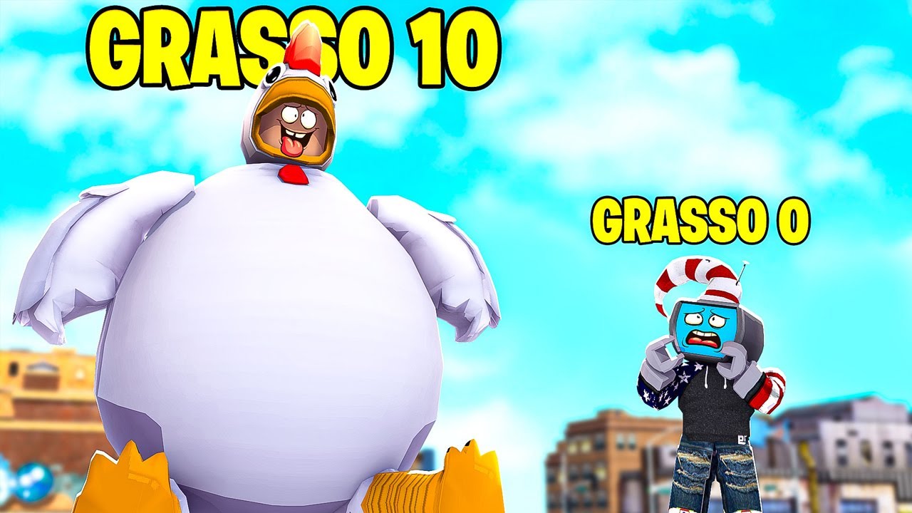 SIAMO DIVENTATI GRASSI SU ROBLOX!!