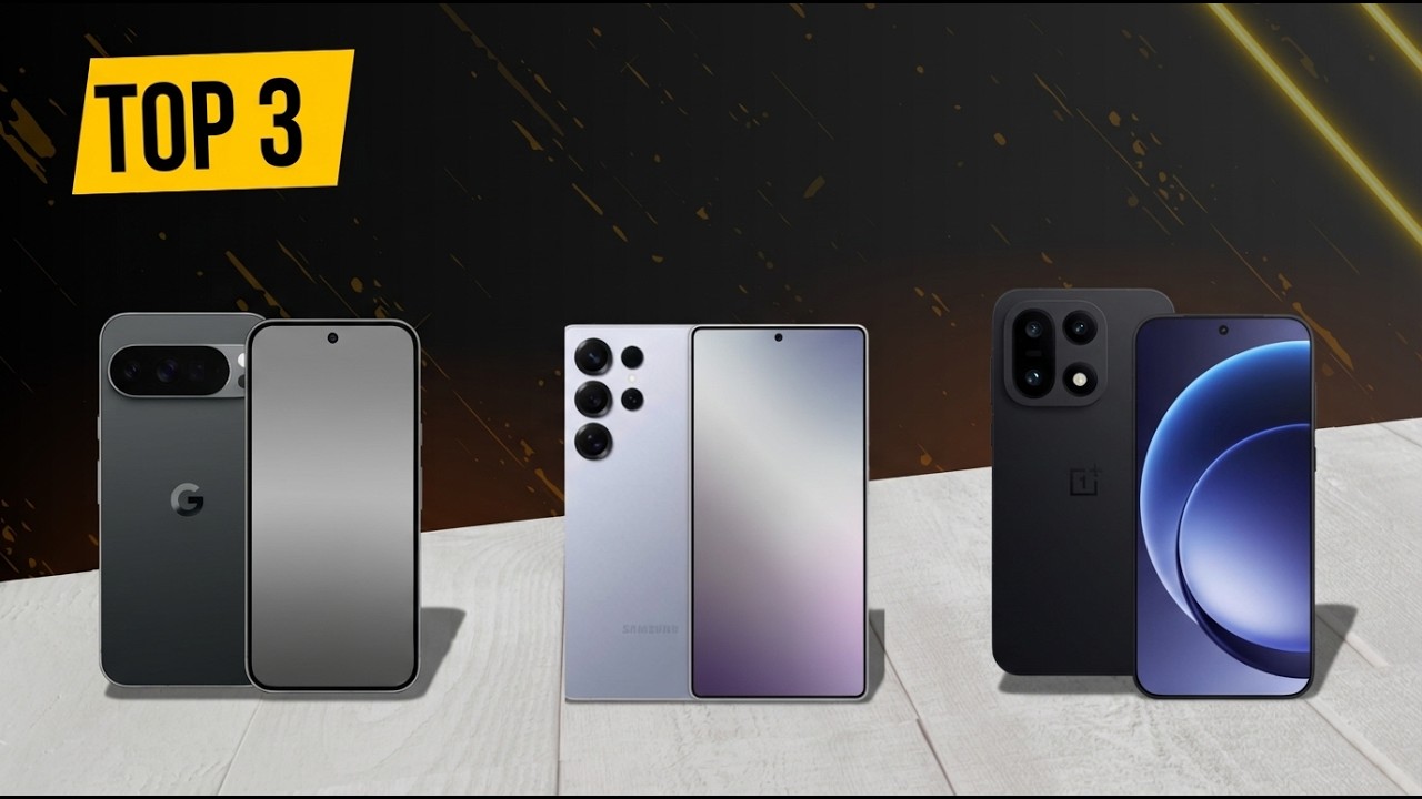 Les 3 meilleurs téléphones Android de 2026