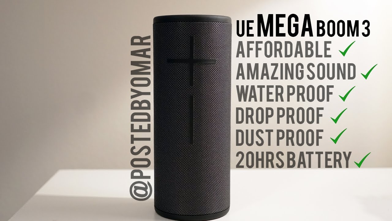 NEW! UE MEGABOOM 3 - Ultimate Ears Best Speaker Yet?!