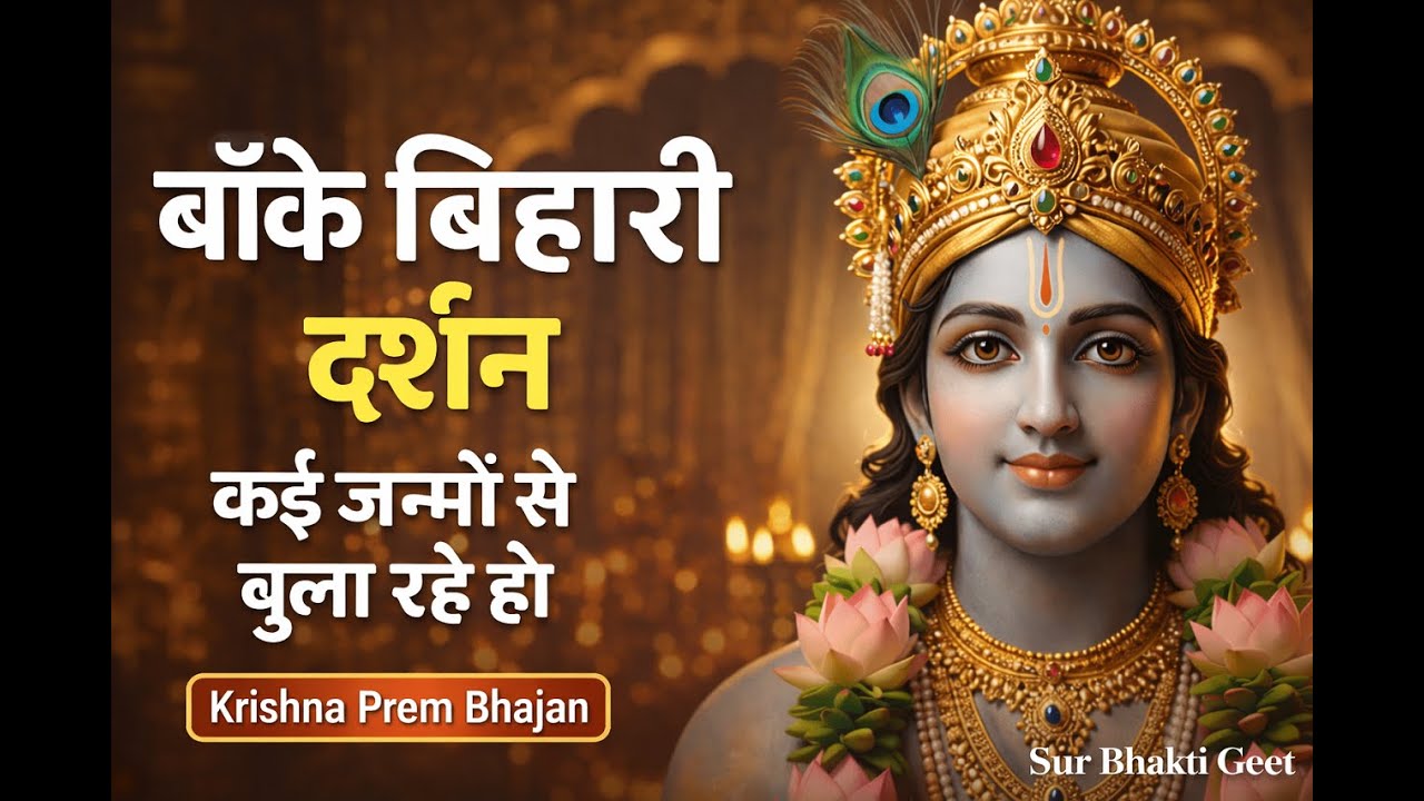 कई जन्मों से बुला रहे हो | Banke Bihari Darshan Bhajan | Krishna Prem Geet
