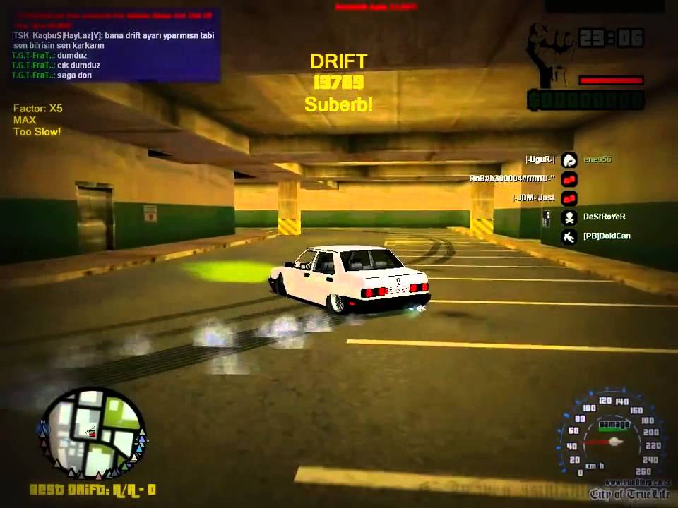 Gta San Andreas  Tofaş Şahin Drift Show (Samet Bey)