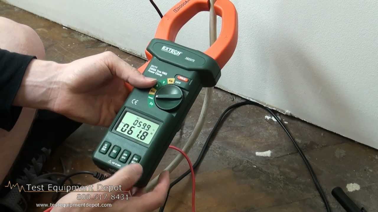 Extech 382075 3-Phase True RMS Clamp-On Power Analyzer