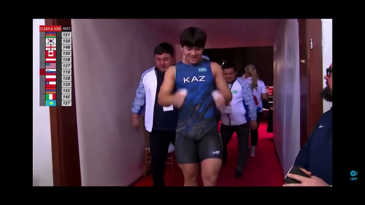 #штангист Саулебеков Ерасыл🇰🇿🏋️‍♂️🥇🏆Чеемпион Мира в/к73кг 305🥇(137🥇+168🥇) Албания 28.03.23г.