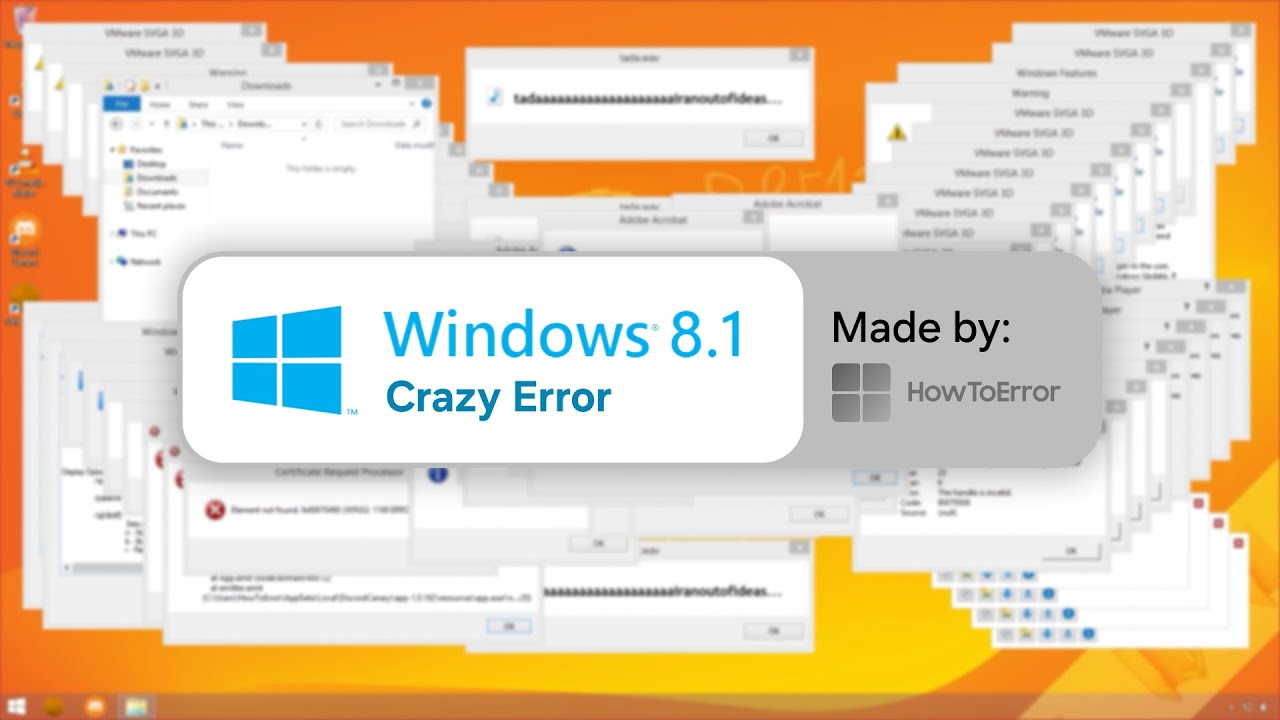 Windows 8.1 Crazy Error