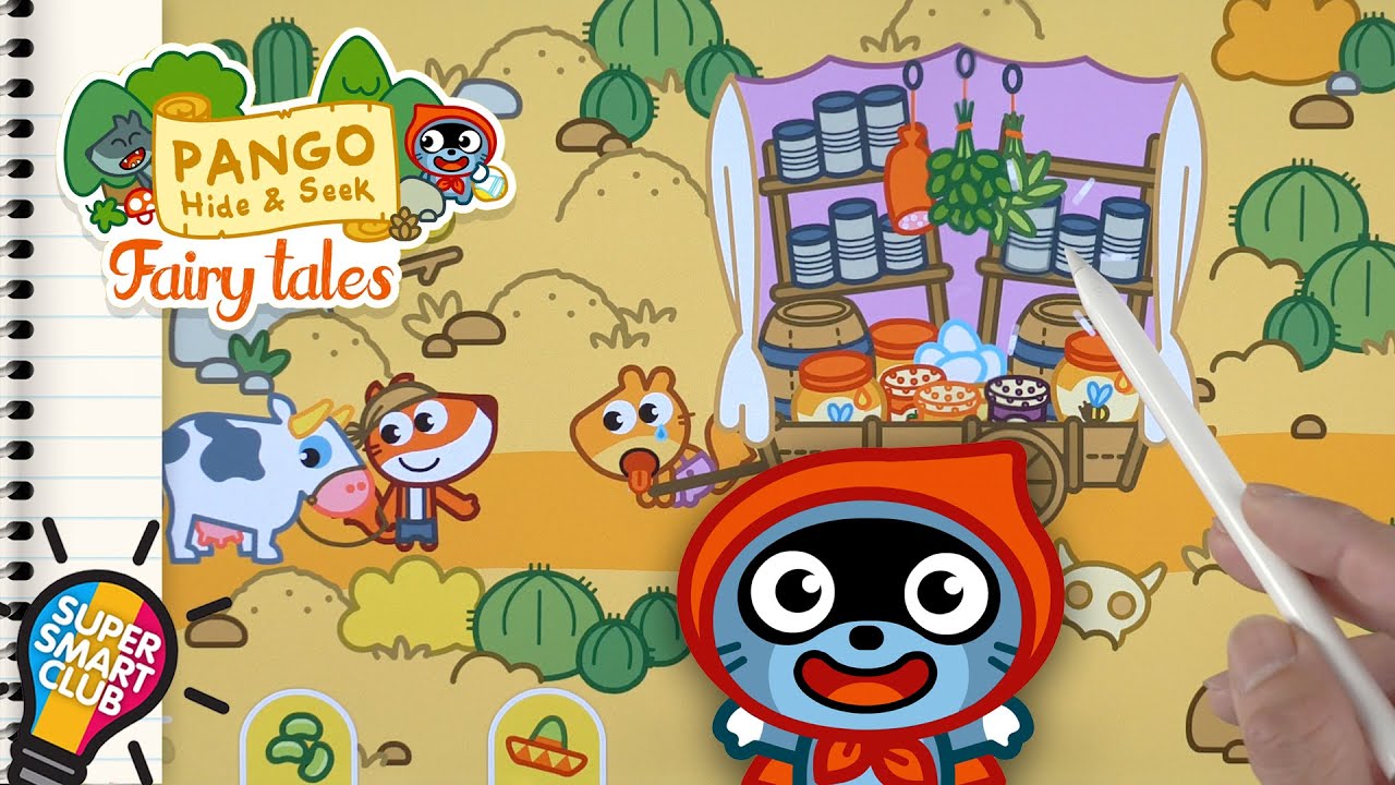 Test seeking skills in Pango Fairy Tale Puzzle! Fox & The Beanstalk