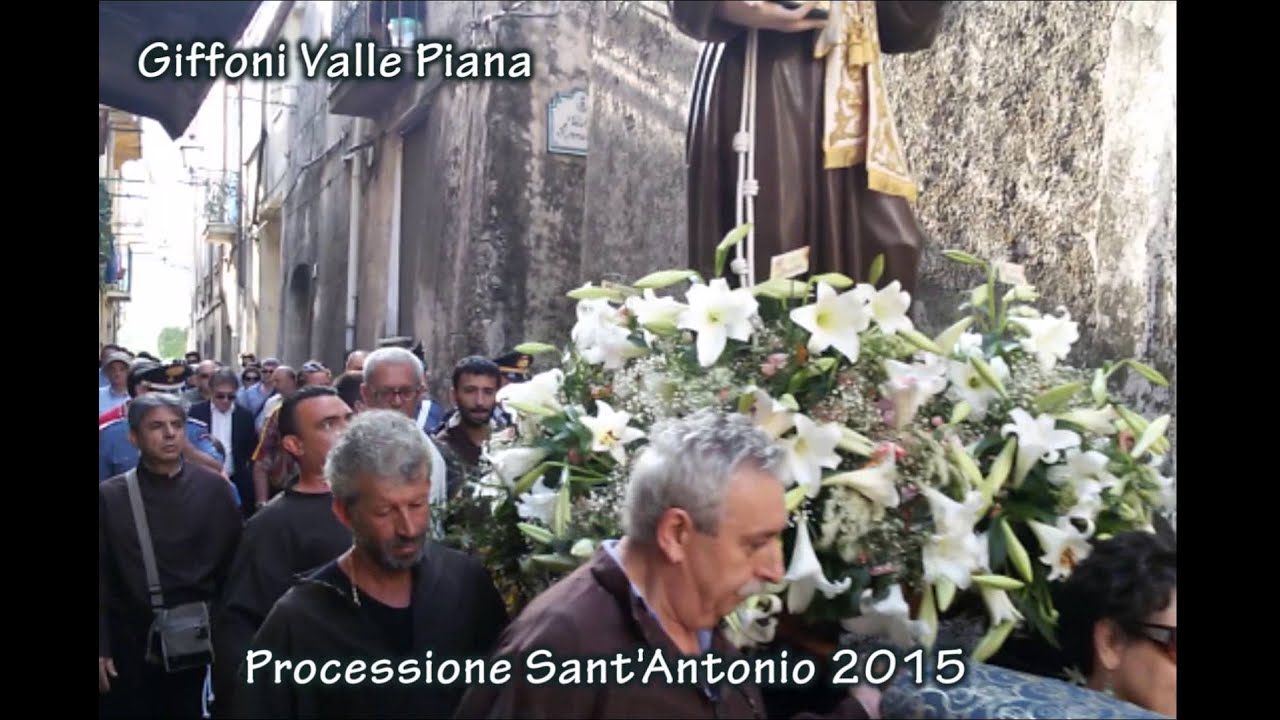 Giffoni Valle Piana. Processione Sant'Antonio. 14 giugno 2015