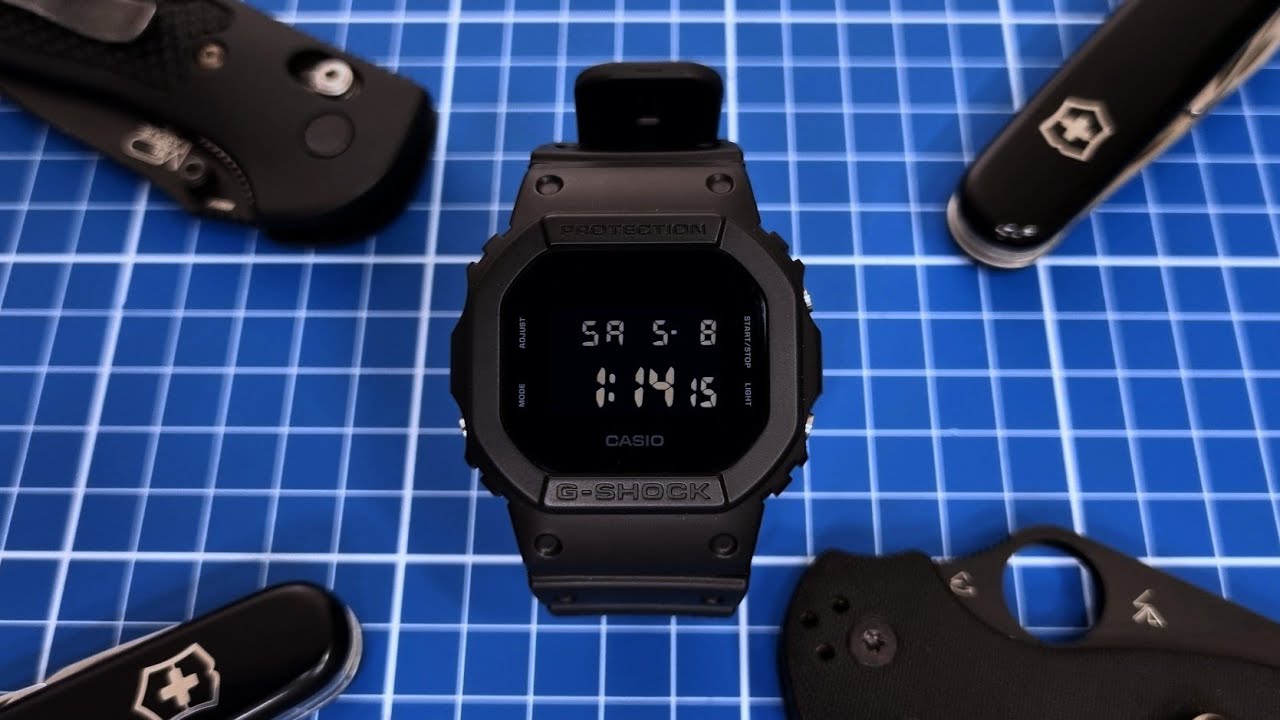 Casio G-SHOCK DW-5600BB-1DR, o relógio com melhor custo benefício para EDC!