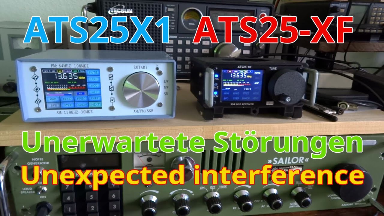 ATS25-XF & X1 im Kurzwelle-Test &ndash; Unerwartete St&ouml;rungen beim Empfang!
