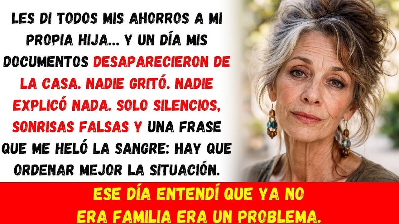 Les di todos mis ahorros, me robaron y me llamaron ingrata