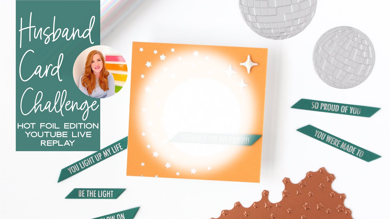 Carissa & Mr. Glitter Craft Live - Husband Card Challenge Episode 2