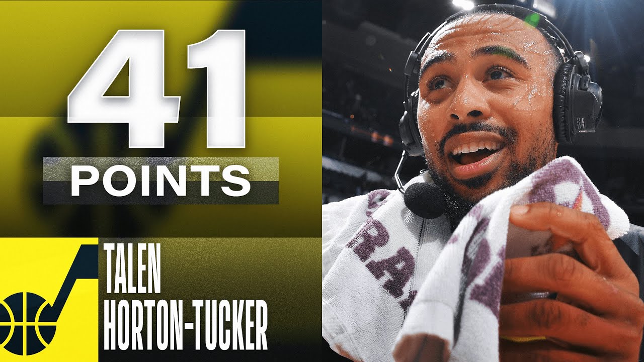 Talen Horton-Tucker Drops CAREER-HIGH 41 Points In Jazz W! | March 29, 2023