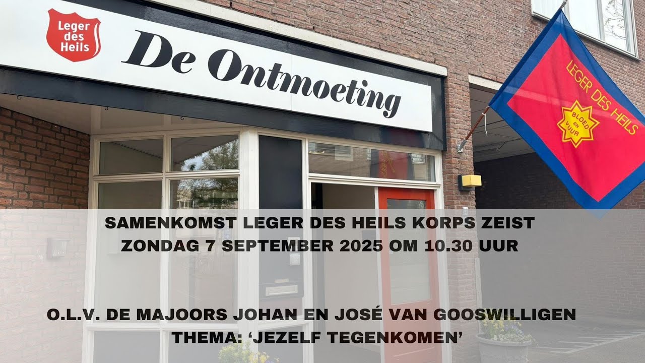 Leger des Heils- Korps Zeist, Samenkomst zondag 7 september 2025
