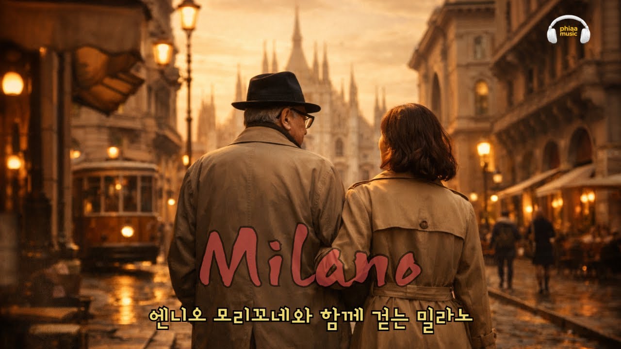 엔니오 모리꼬네와 함께 걷는 밀라노. 🍀Walking through Milan with Ennio Morricone