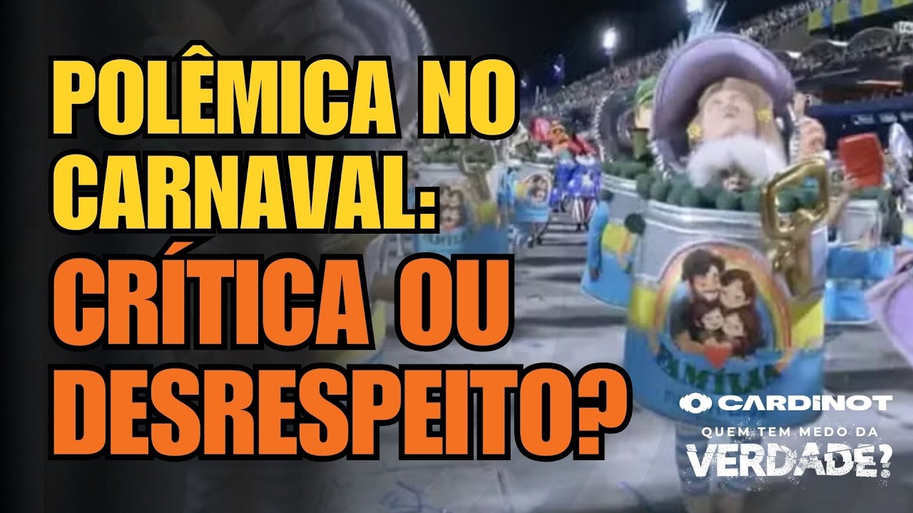 ACONTECEU: Escola de SAMBA da SAPUCAÍ satiriza CONSERVADORES no CARNAVAL! CONFIRA