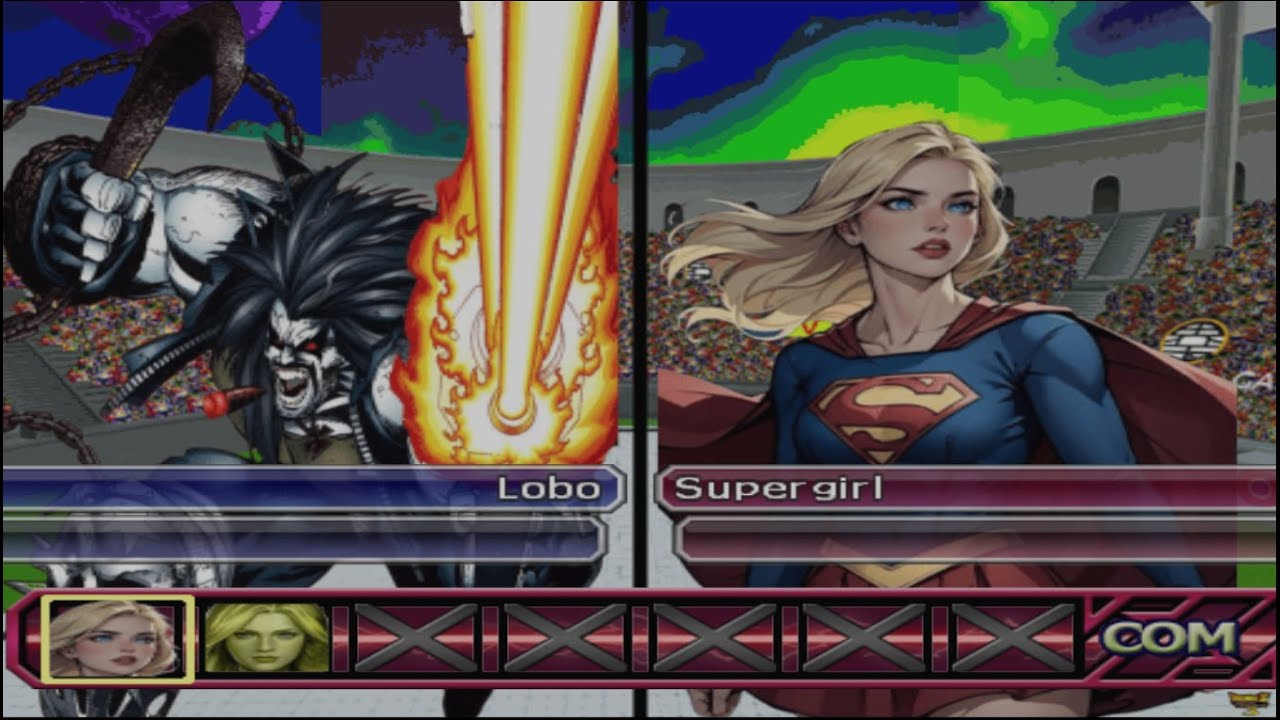 Lobo VS Supergirl - DBZ Tenkaichi 3 MOD