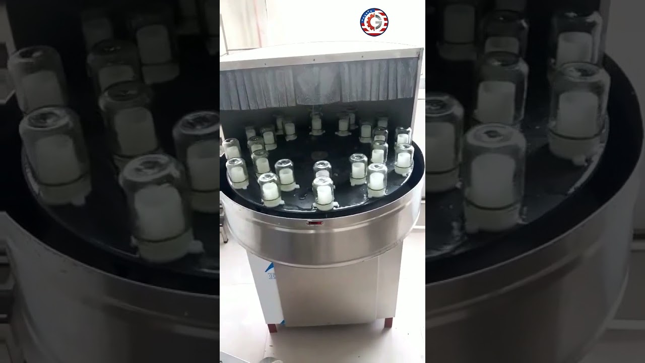 Semi automatic glass bottle jar container water washing cleaning machine bottle washing equipment
