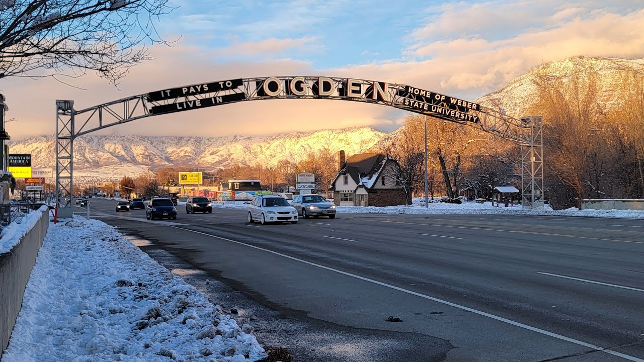 Exploring Ogden, Utah After Snow in the Winter (January 8, 2024)