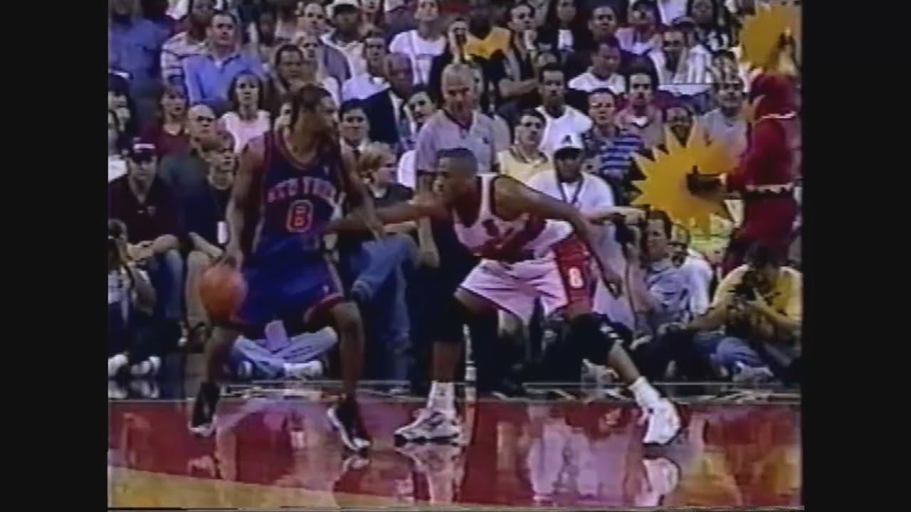 Latrell Sprewell 31 Pts, Allan Houston 34 Pts @ Hawks, 1999 Playoffs Game 1.