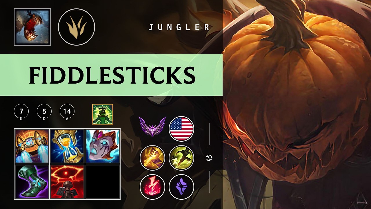 Fiddlesticks Jungle vs Kayn - NA Master Patch 26.03