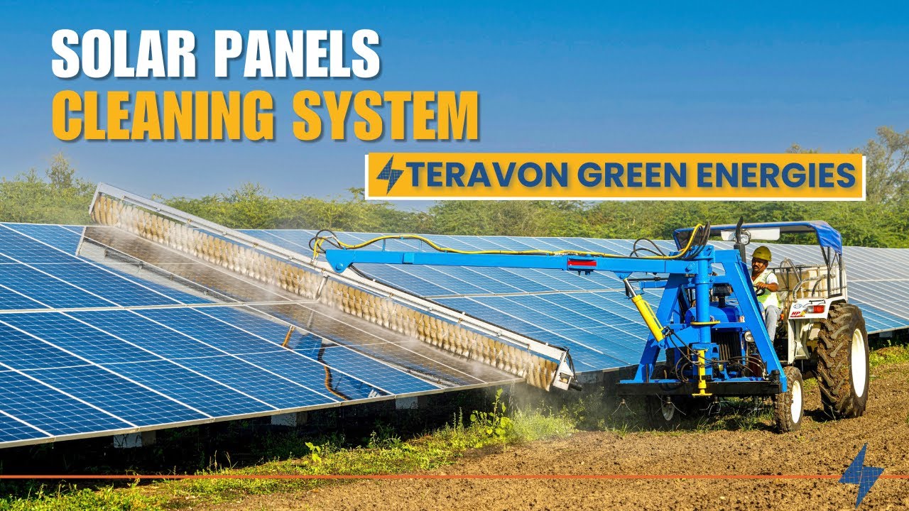 Advanced Solar Panel Cleaning System | Smart Maintenance for Maximum ROI