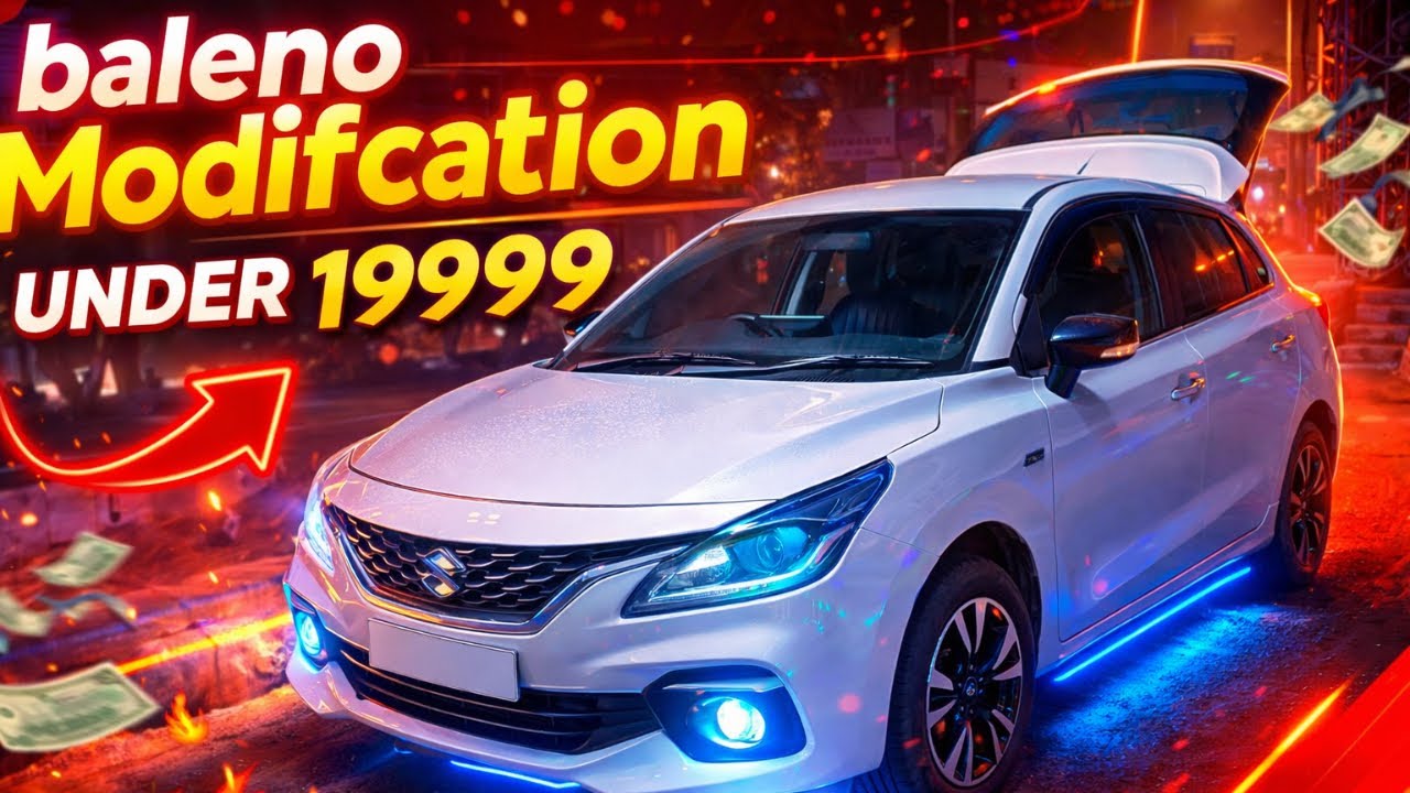 Baleno 2026 Modification ✅ Front Grill Free ✅ Maruti Suzuki Baleno Modified With Price ✅