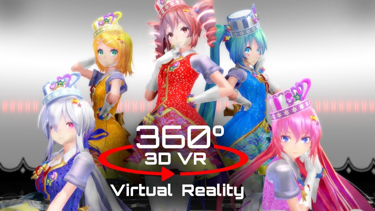 360 3D 4K | MMD 気まぐれメルシィ 【VR】Vocaloid Ver