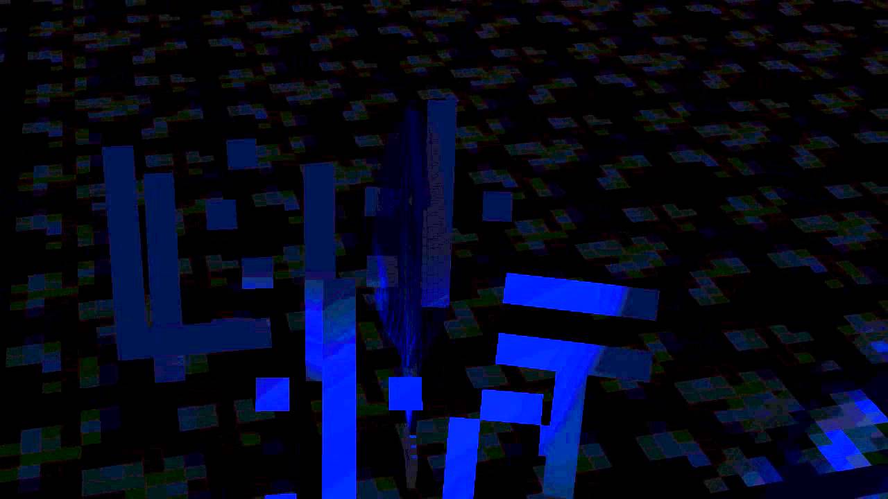 Mine-Imator 1.0.0:Blue Kunai with Particles Preview