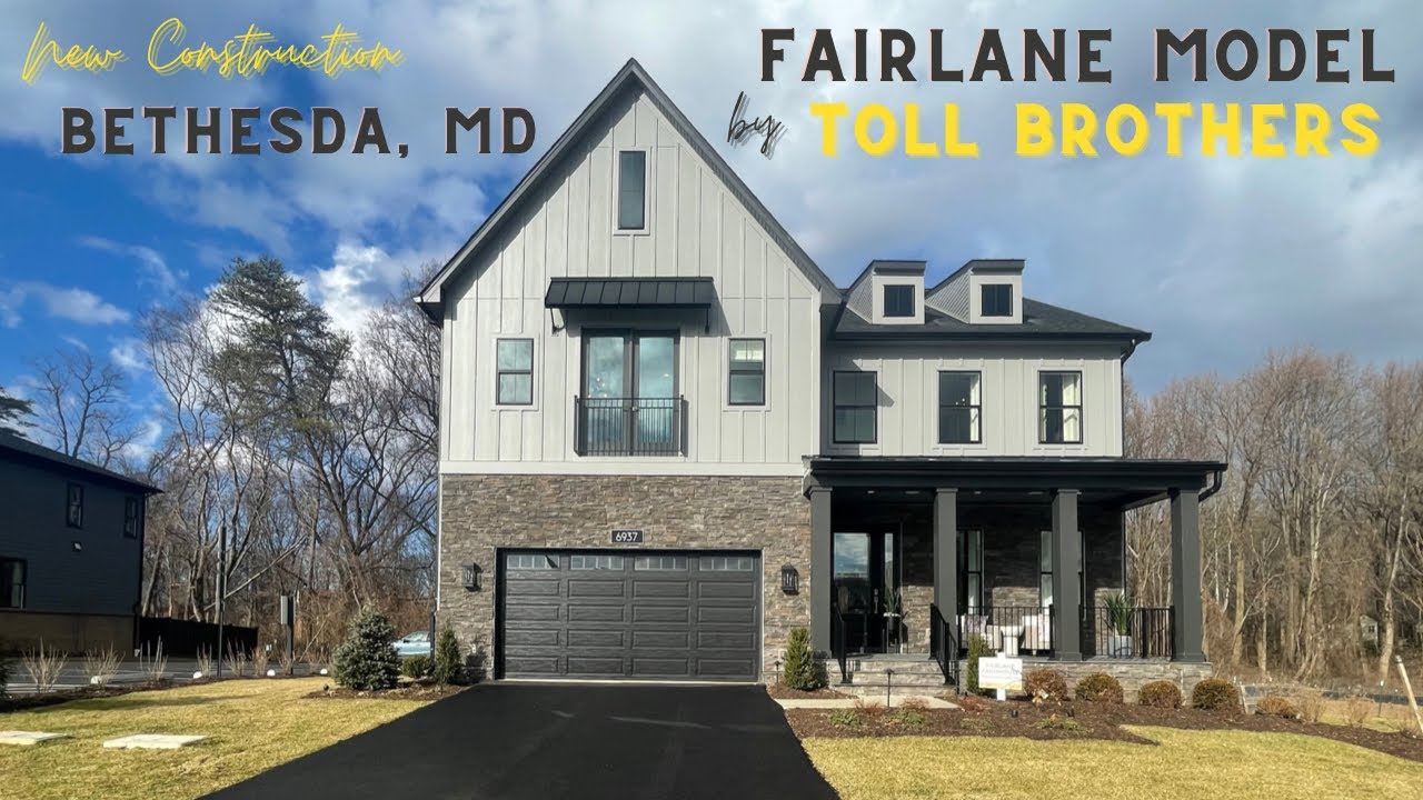 Maryland Home Tour | Fairlane Model by Toll Brothers | Bethesda, MD