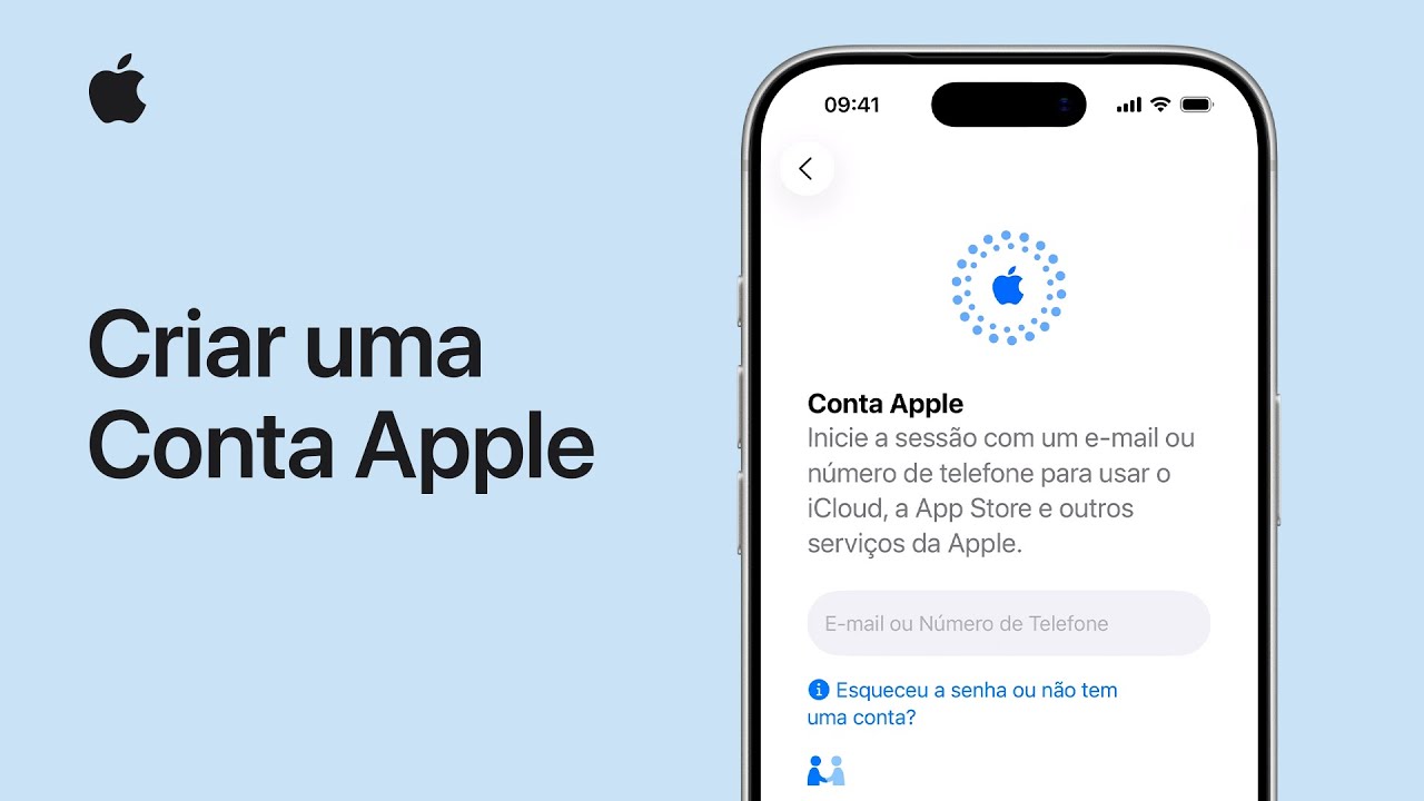 Como criar uma Conta Apple | Suporte da Apple