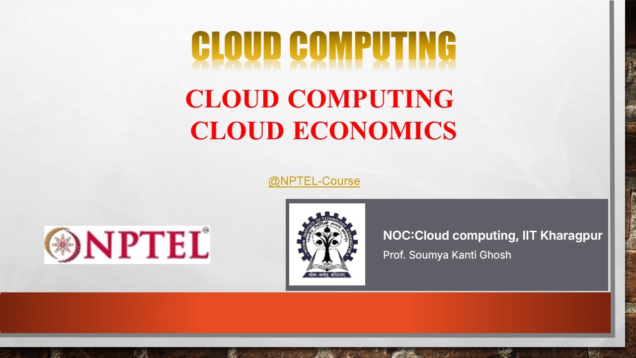 CLOUD COMPUTING CLOUD ECONOMICS