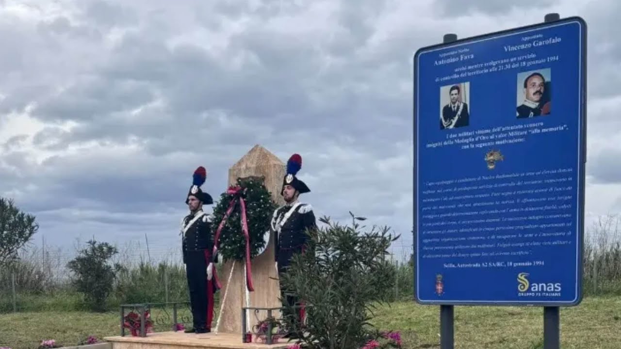Palmi ricorda i Carabinieri Antonino Fava e Vincenzo Garofalo: commemorato l’attentato del 1994
