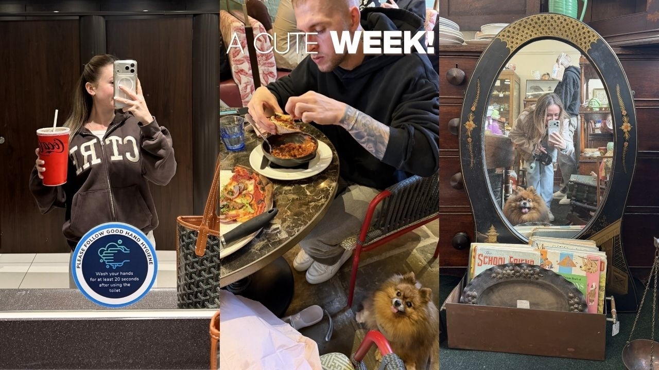 A CUTE WEEK! solo cinema date, new hair care routine & new purchases