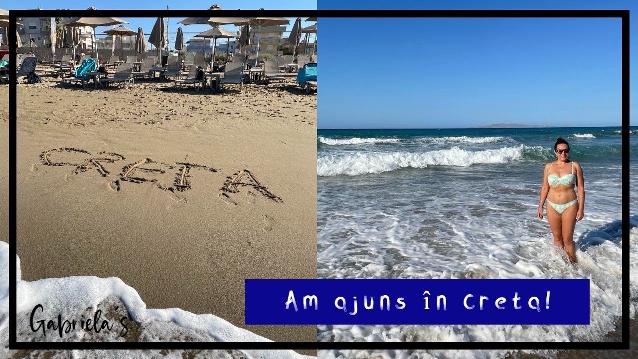 Am plecat în vacanță în Creta 🫧 Ammoudara 🫧 Heraklion🗺️⁀જ✈︎ Zborul de la Timișoara cu Animawings #1