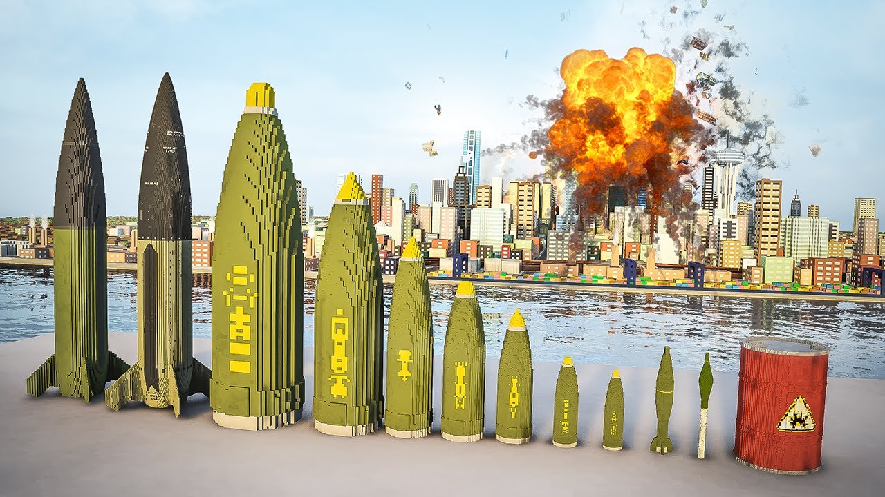 Small to Massive Bombs – Micro City Destruction Test (Teardown)