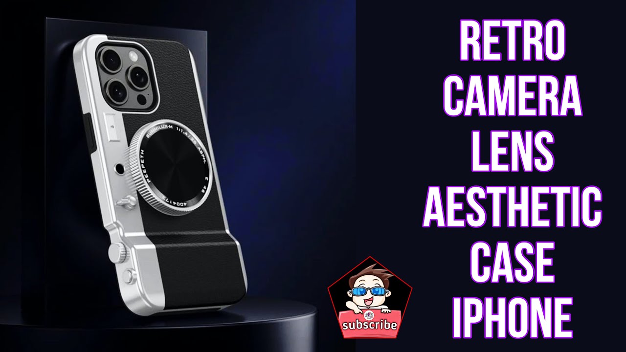 Shockproof Protective Retro Camera Lens Aesthetic Case | MILLION CASES. #iphonecover #iphone