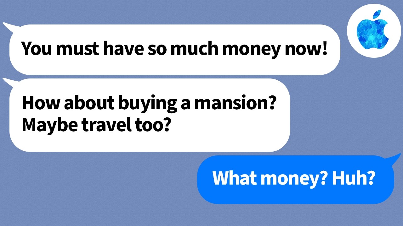 【Apple】My first girlfriend was only using me for my money, but I found out her secret