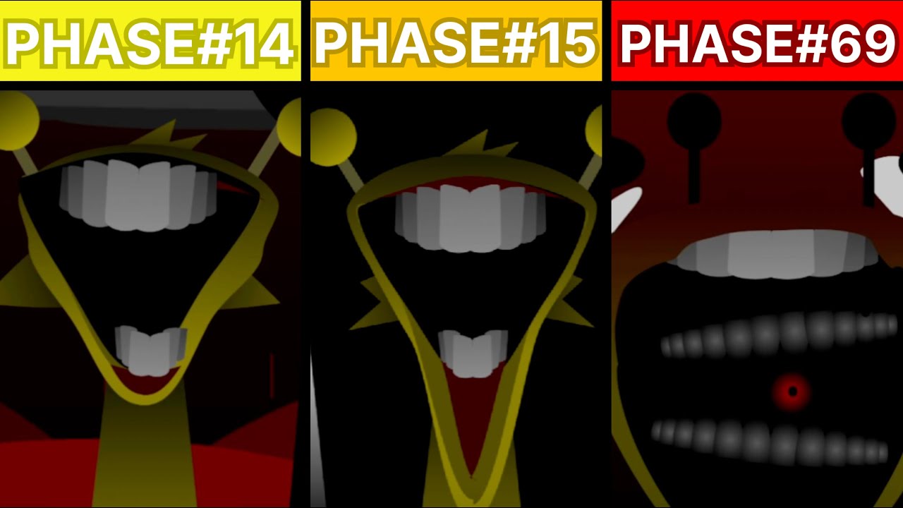 Phase 14 VS Phase 15 VS Phase 69 in Incredibox Sprunki!