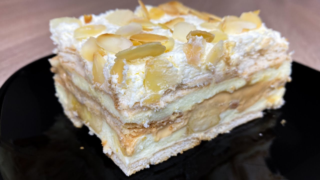 TO CIASTO JEST HITEM! bananowa krówka bez pieczenia - szybkie ciasto banoffee na herbatnikach