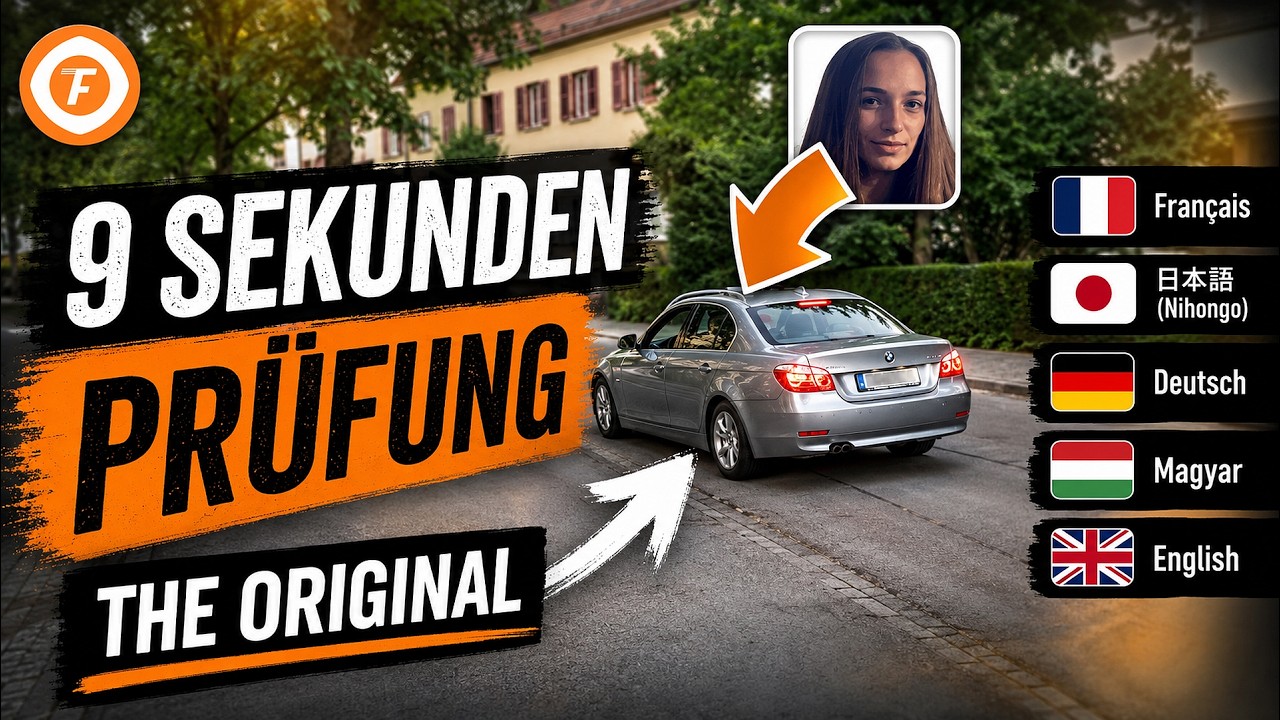 9 Sekunden Prüfung, durchgefallen Das Original 😱😱😱  | Fahrschule Frey Fahren