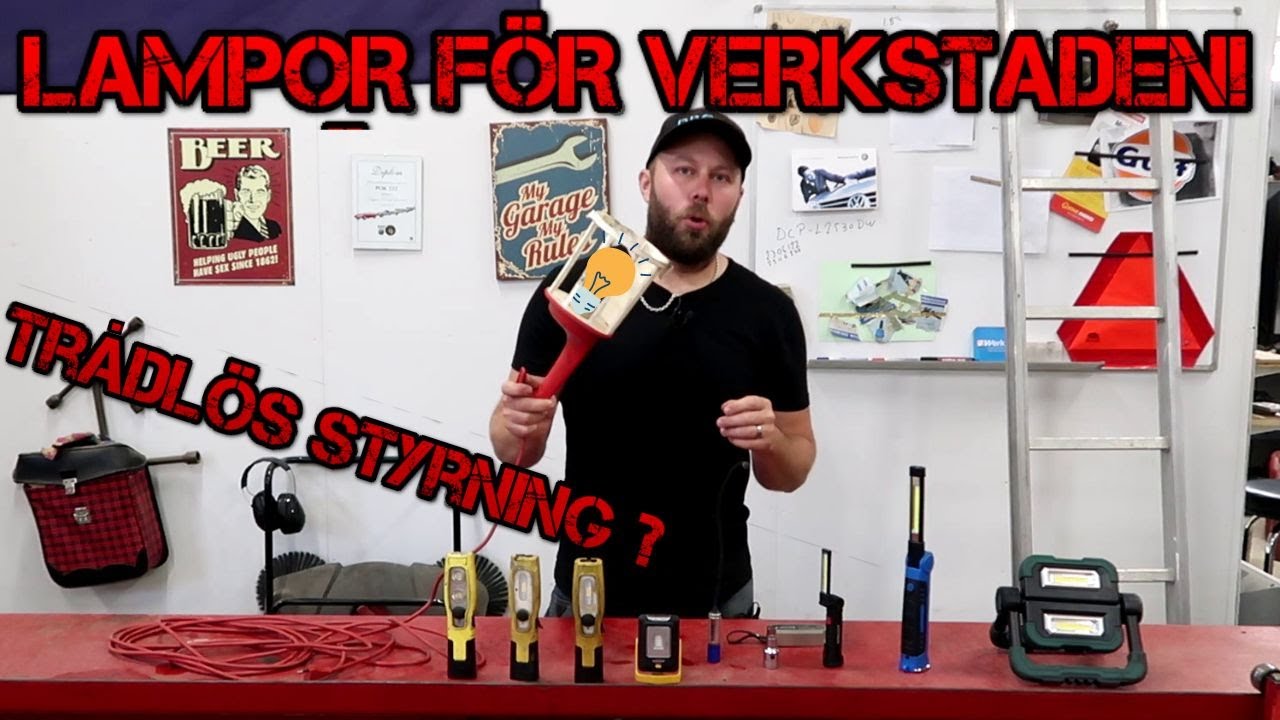 Lampor för verkstaden!