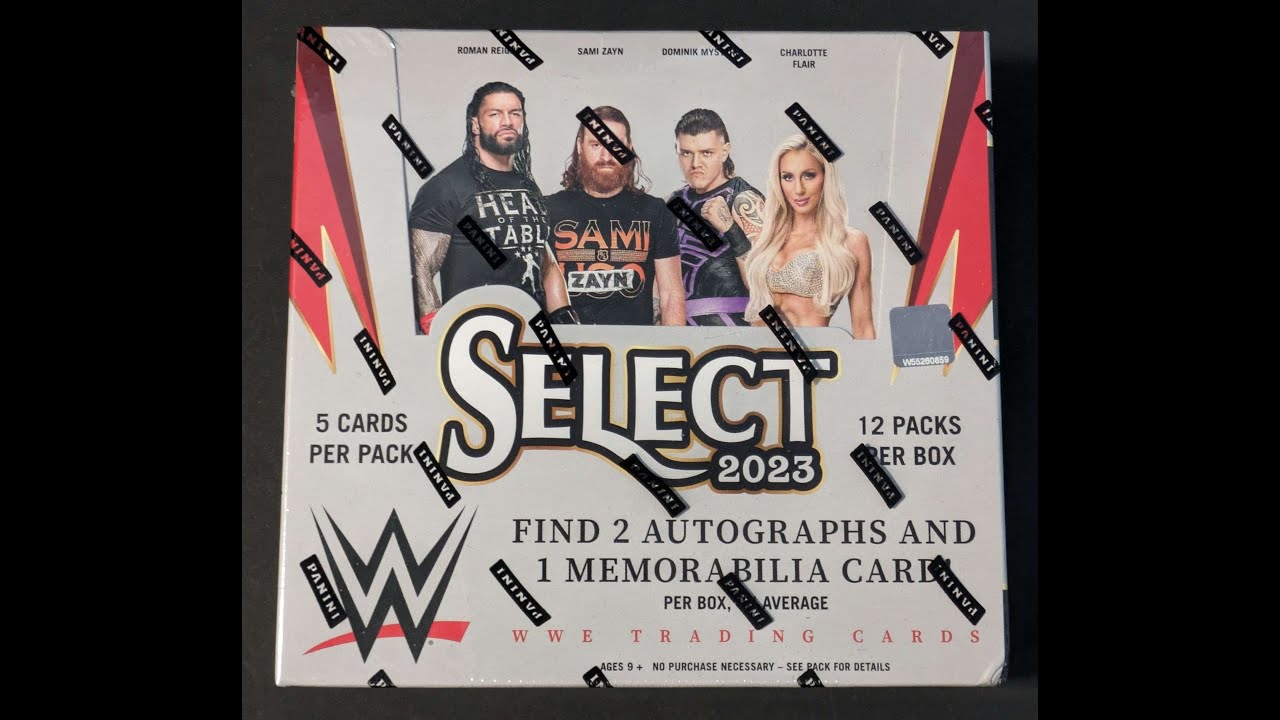 2023 Panini Select WWE Hobby Box Exploratory RIP - TWO TIE-DYE PRIZMs!