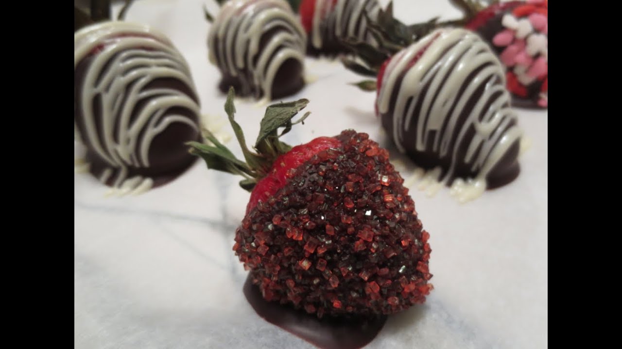 HOW TO: Make and Decorate Chocolate Covered Strawberries