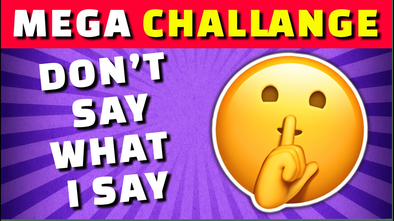 Avoid Saying The Same Thing As Me! ❌ | Mega Challenge 🧠