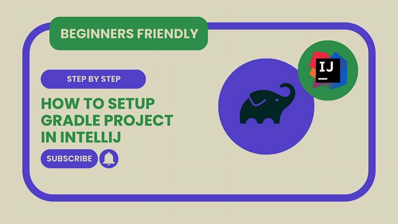 How to setup Gradle project in IntelliJ IDE in Windows | Step by Step Guide | For beginners