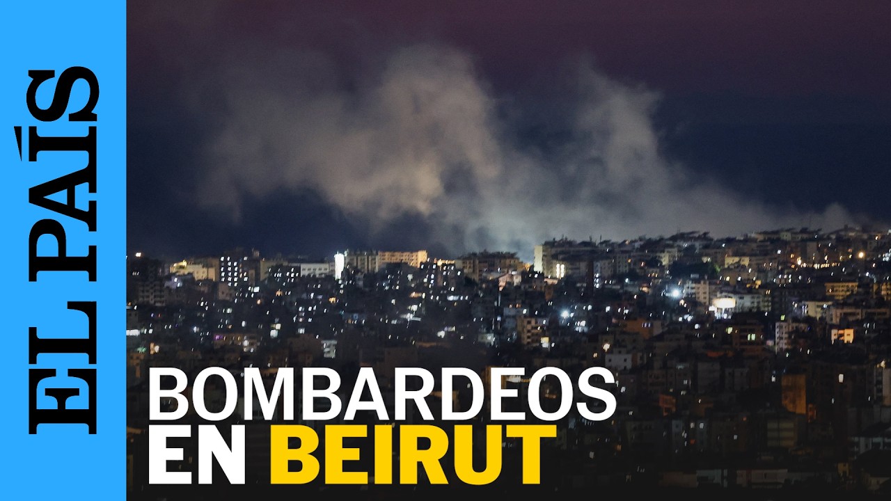 Así se escuchando los bombardeos iraníes sobre el sur de Líbano y la capital