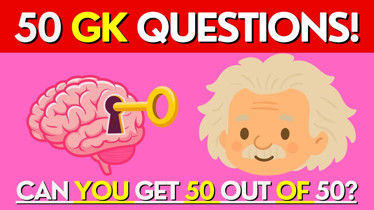 Your IQ Is Very High If You Can Score 30 Out of 50 On This General Knowledge Quiz! | Quiz Terrain